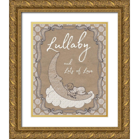 Sweet Lullaby I Gold Ornate Wood Framed Art Print with Double Matting by Metz, Andi