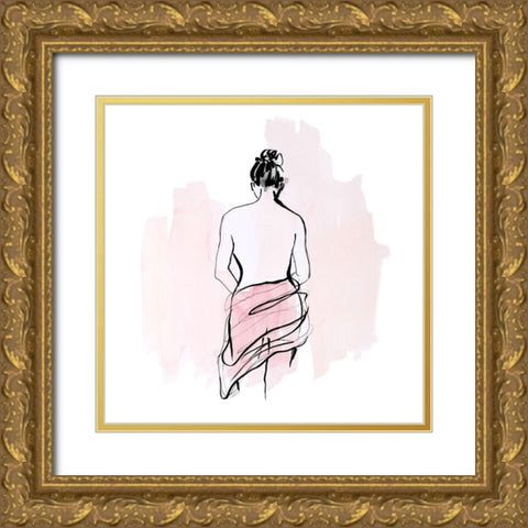 Thoughtful Moment I Gold Ornate Wood Framed Art Print with Double Matting by Loreth, Lanie