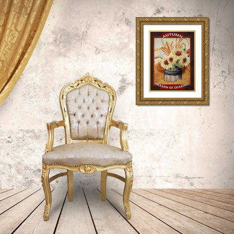 Sharing is Caring II Gold Ornate Wood Framed Art Print with Double Matting by Diannart