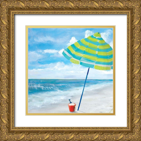 Fun Times II Gold Ornate Wood Framed Art Print with Double Matting by DeRice, Julie