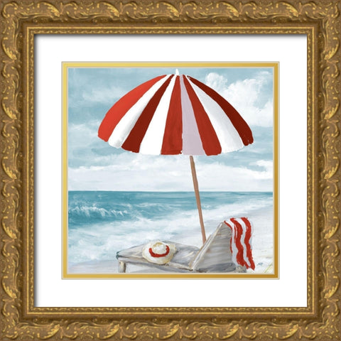Fun Time IV Gold Ornate Wood Framed Art Print with Double Matting by DeRice, Julie
