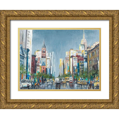 After The Rain Comes The Sun Gold Ornate Wood Framed Art Print with Double Matting by Pinto, Patricia