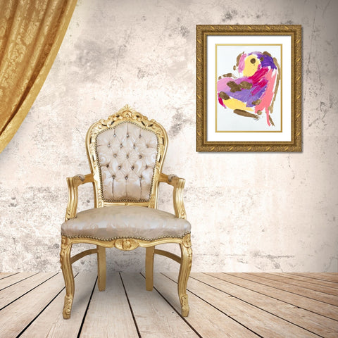 Heart Full of Love I Gold Ornate Wood Framed Art Print with Double Matting by Hewitt, L.