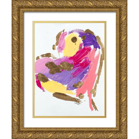 Heart Full of Love I Gold Ornate Wood Framed Art Print with Double Matting by Hewitt, L.