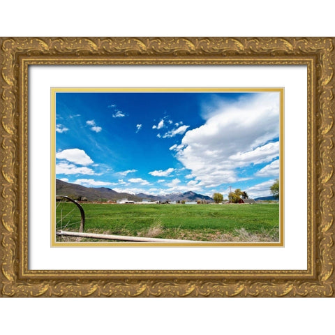 Life by the Mountains I Gold Ornate Wood Framed Art Print with Double Matting by Nawrocke, Bruce