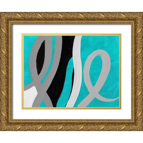 Mist Love Life Gold Ornate Wood Framed Art Print with Double Matting by Loreth, Lanie