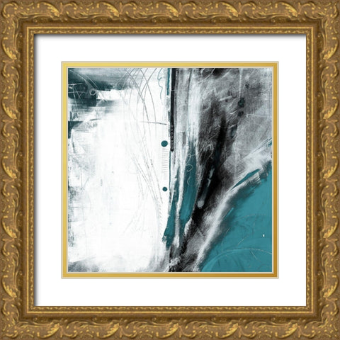 Hailstorm Gold Ornate Wood Framed Art Print with Double Matting by Meneely, Dan