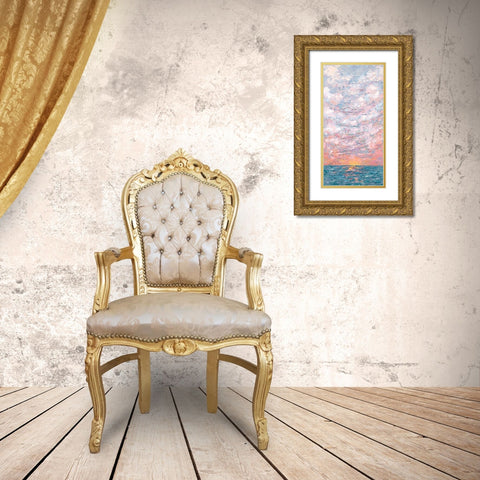 Sunset Rise Gold Ornate Wood Framed Art Print with Double Matting by Coolick, Ann Marie