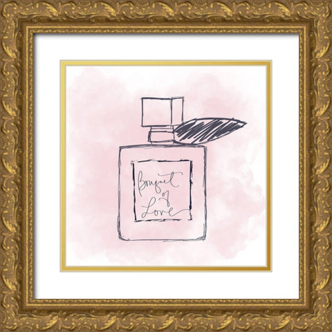 French Perfume II Gold Ornate Wood Framed Art Print with Double Matting by Navas, Emily