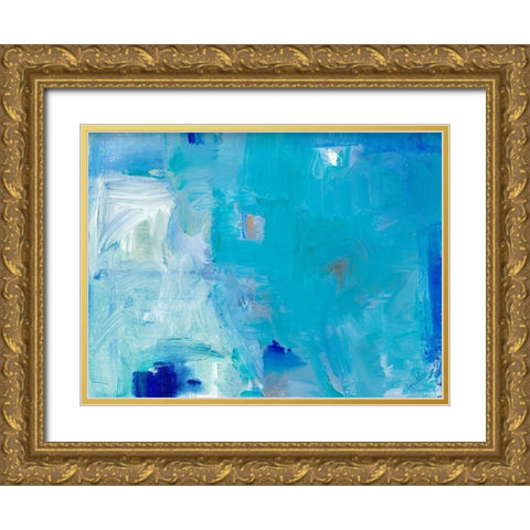 Hidden Moon Gold Ornate Wood Framed Art Print with Double Matting by Loreth, Lanie