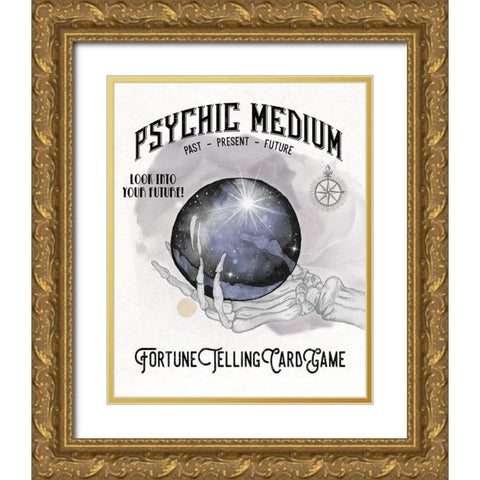 Psychic Medium Gold Ornate Wood Framed Art Print with Double Matting by Medley, Elizabeth