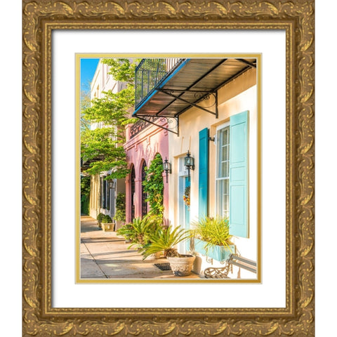 Southern Charm Gold Ornate Wood Framed Art Print with Double Matting by Bill Carson Photography