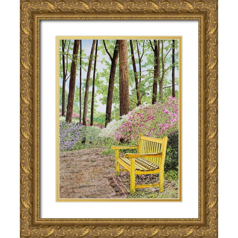 Nature Walks Gold Ornate Wood Framed Art Print with Double Matting by Redding, James