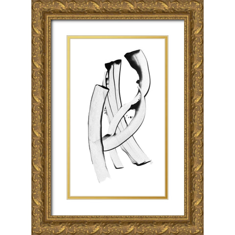 The Dance I Gold Ornate Wood Framed Art Print with Double Matting by Loreth, Lanie