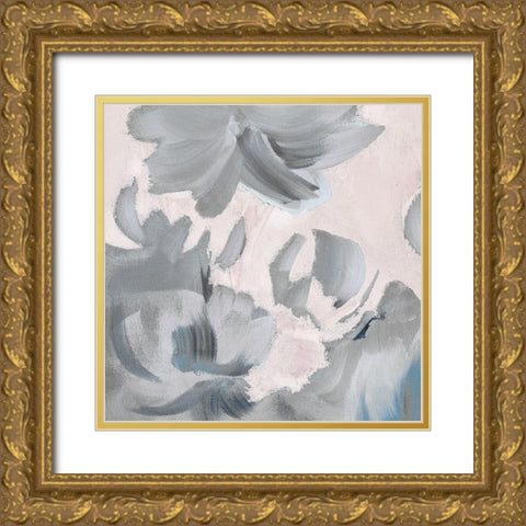 Softly Awakened Muted II Gold Ornate Wood Framed Art Print with Double Matting by Loreth, Lanie