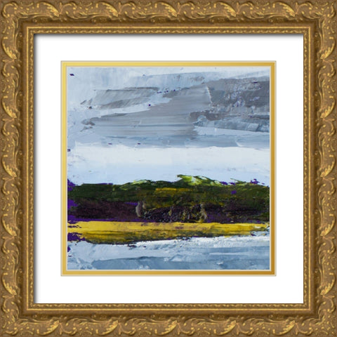 Overcast Days in Town I Gold Ornate Wood Framed Art Print with Double Matting by Green, Jenny