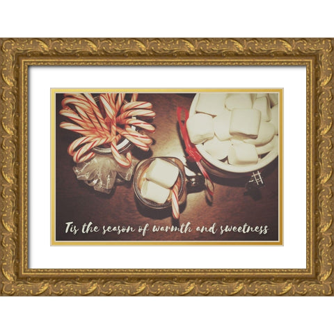 Season of Warmth and Sweetness Gold Ornate Wood Framed Art Print with Double Matting by Wilson, Kali