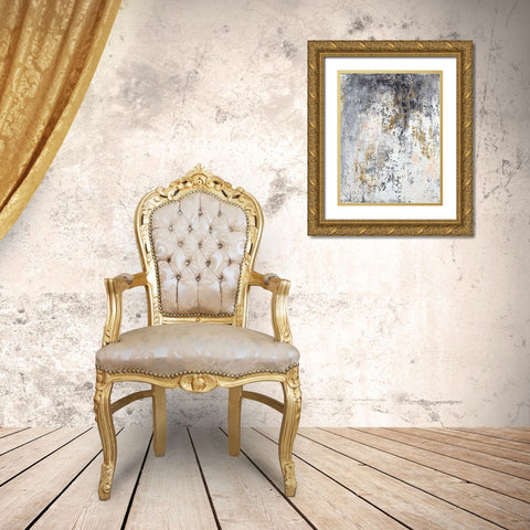 Rainy Day Gold Ornate Wood Framed Art Print with Double Matting by Pinto, Patricia