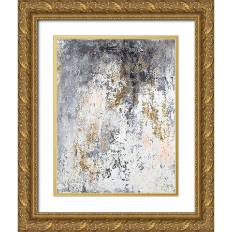 Rainy Day Gold Ornate Wood Framed Art Print with Double Matting by Pinto, Patricia