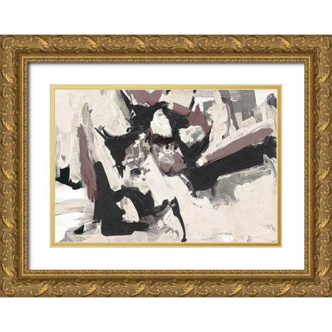 Dark Remembrance I Gold Ornate Wood Framed Art Print with Double Matting by Slivka, Jane