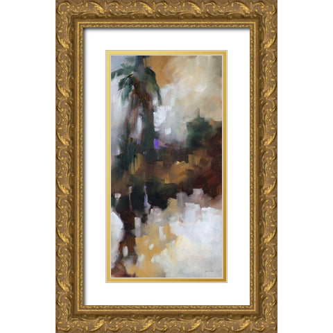 Remembrance I Gold Ornate Wood Framed Art Print with Double Matting by Slivka, Jane