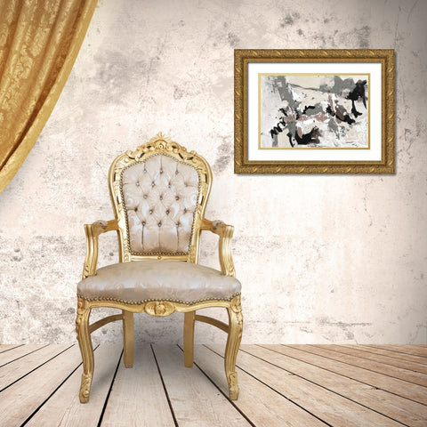 Dark Remembrance II Gold Ornate Wood Framed Art Print with Double Matting by Slivka, Jane