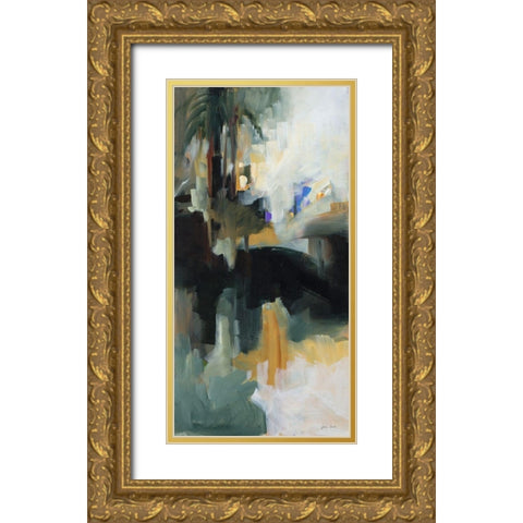 Remembrance II Gold Ornate Wood Framed Art Print with Double Matting by Slivka, Jane
