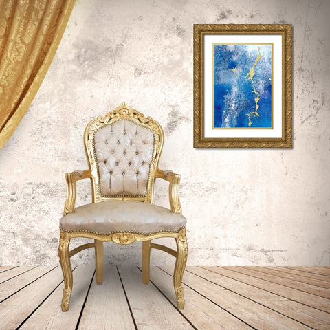 From Above I Gold Ornate Wood Framed Art Print with Double Matting by Diannart
