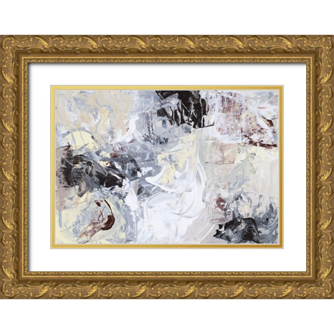 Past Present Future Gold Ornate Wood Framed Art Print with Double Matting by Loreth, Lanie