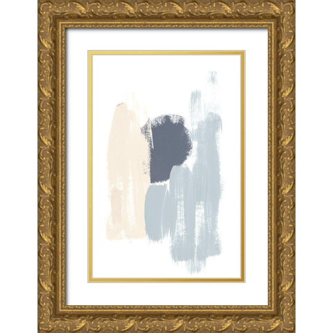 Mindful Muted II Gold Ornate Wood Framed Art Print with Double Matting by Bryant, Susan