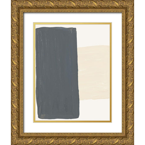 Mindful Neutrals I Gold Ornate Wood Framed Art Print with Double Matting by Bryant, Susan