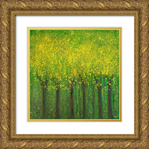 Awakening Gold Ornate Wood Framed Art Print with Double Matting by Gonzalez, Roberto