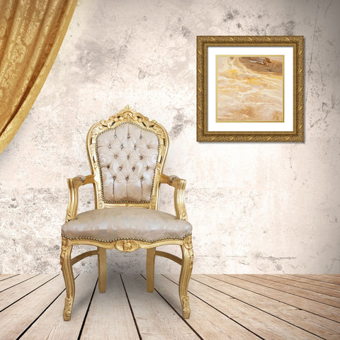 Oasis Gold Ornate Wood Framed Art Print with Double Matting by Gonzalez, Roberto