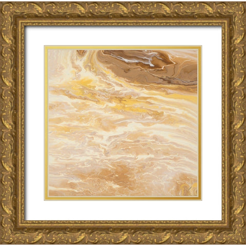 Oasis Gold Ornate Wood Framed Art Print with Double Matting by Gonzalez, Roberto