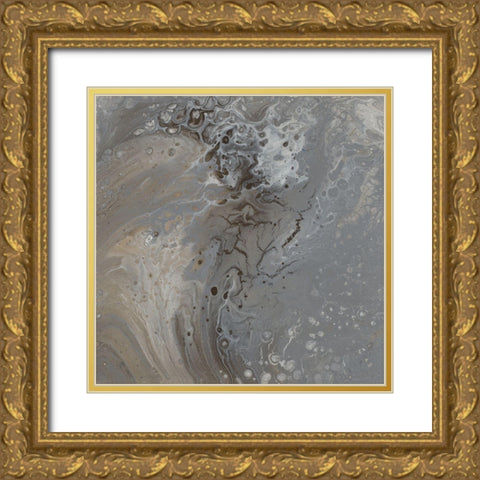 Modern Flow I Gold Ornate Wood Framed Art Print with Double Matting by Hakimipour, Tiffany