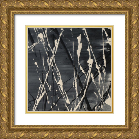 Dark Cloudy Mist II Gold Ornate Wood Framed Art Print with Double Matting by Pattinian, Merri