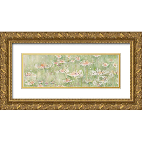Meadow Gold Ornate Wood Framed Art Print with Double Matting by Diannart