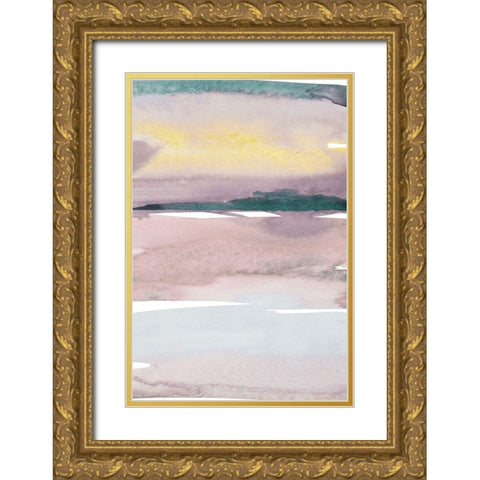 Cotton Candy Sky Gold Ornate Wood Framed Art Print with Double Matting by Loreth, Lanie