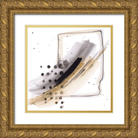 Stormy Night Gold Ornate Wood Framed Art Print with Double Matting by Pinto, Patricia