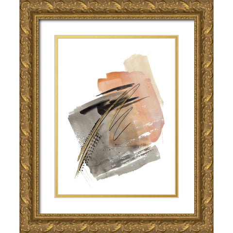 Fresh Start (centered) Gold Ornate Wood Framed Art Print with Double Matting by Pinto, Patricia