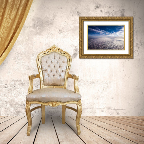 From the Sky Gold Ornate Wood Framed Art Print with Double Matting by Bill Carson Photography