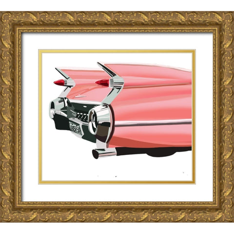 Retro Classic Gold Ornate Wood Framed Art Print with Double Matting by Bucheli, Jen