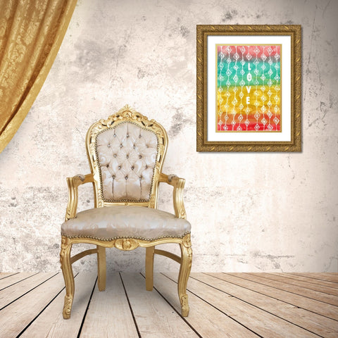 Dreaming Of Love Gold Ornate Wood Framed Art Print with Double Matting by Bucheli, Jen