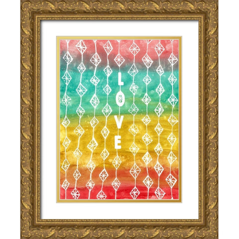 Dreaming Of Love Gold Ornate Wood Framed Art Print with Double Matting by Bucheli, Jen
