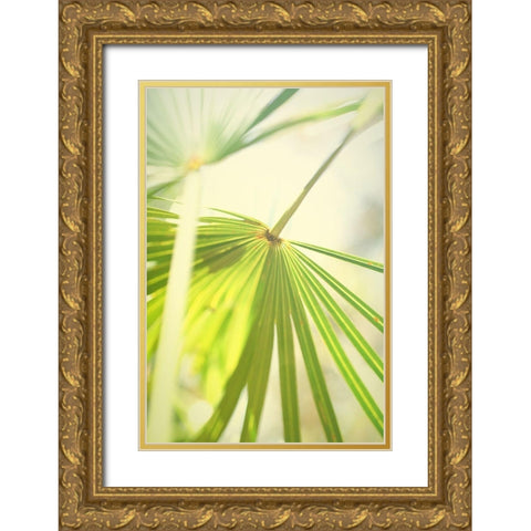 Among Palms II Gold Ornate Wood Framed Art Print with Double Matting by Bryant, Susan