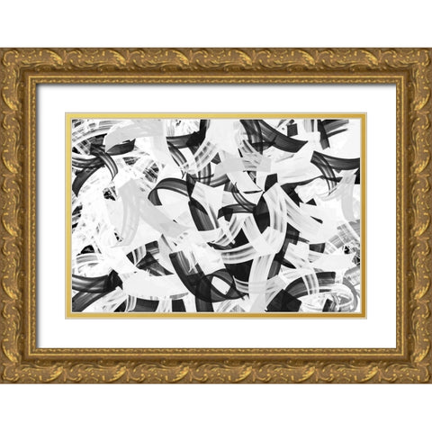 Mono-Magnum Gold Ornate Wood Framed Art Print with Double Matting by Meneely, Dan