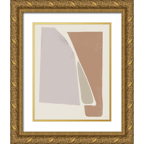 Vintage Machine Abstract II Gold Ornate Wood Framed Art Print with Double Matting by Meneely, Dan