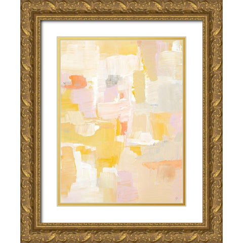 Peace I See Gold Ornate Wood Framed Art Print with Double Matting by Loreth, Lanie