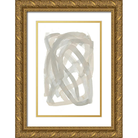 Found Trails I Gold Ornate Wood Framed Art Print with Double Matting by Torres, Melanie
