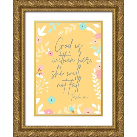 Spiritual Guidance I Gold Ornate Wood Framed Art Print with Double Matting by Quach, Anna